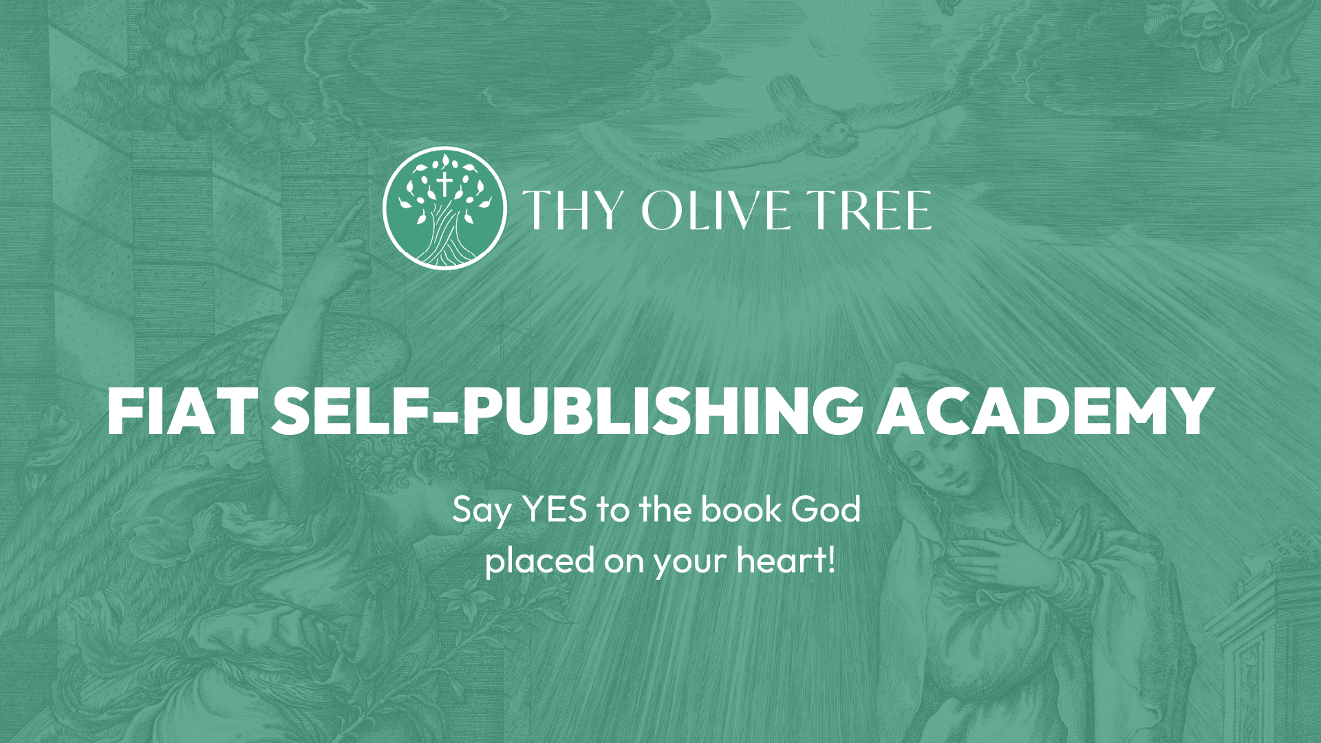 Fiat Self-Publishing Academy is Live! Promoting courses and events for Catholic authors